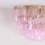 Poliedri Murano Pink Ceiling Light - Image 11