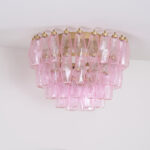 Poliedri Murano Pink Ceiling Light - Image 3