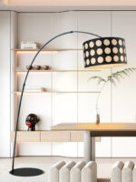 Polka Arc Fabric Floor Lamp - Image 9