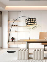 Polka Arc Fabric Floor Lamp - Image 20