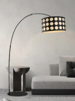 Polka Arc Fabric Floor Lamp - Image 5
