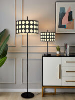 Polka Arc Fabric Floor Lamp - Image 7