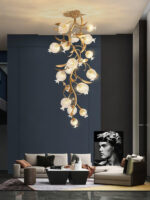 Pomegranate Brass Ceiling Lamp - Image 3