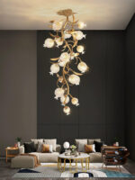 Pomegranate Brass Ceiling Lamp - Image 4