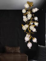 Pomegranate Brass Ceiling Lamp - Image 7