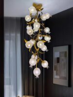 Pomegranate Brass Ceiling Lamp - Image 8