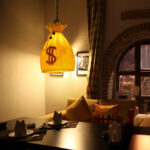 Prosperity Pouch Resin Pendant Lamp - Image 3