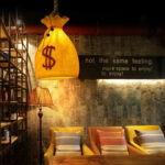 Prosperity Pouch Resin Pendant Lamp - Image 4