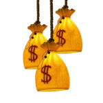 Prosperity Pouch Resin Pendant Lamp - Image 11