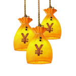 Prosperity Pouch Resin Pendant Lamp - Image 13