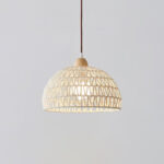 Rattan Arch Pendant Lamp - Image 5
