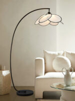 Rattan Bloom Arc Floor Lamp - Image 11