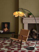 Rattan Bloom Arc Floor Lamp - Image 12