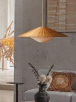 Rattan Hat Pendant Light - Image 12
