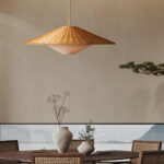 Rattan Hat Pendant Light - Image 3
