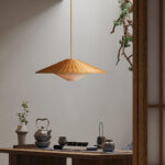 Rattan Hat Pendant Light - Image 4