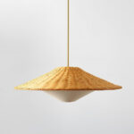 Rattan Hat Pendant Light - Image 15
