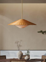 Rattan Hat Pendant Light - Image 6