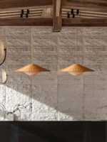 Rattan Hat Pendant Light - Image 10