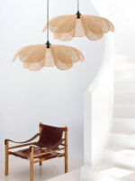 Rattan Petal Pendant Lamp - Image 14