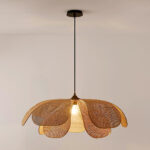 Rattan Petal Pendant Lamp - Image 19