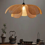 Rattan Petal Pendant Lamp - Image 20