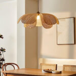 Rattan Petal Pendant Lamp - Image 2