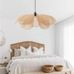 Rattan Petal Pendant Lamp - Image 8