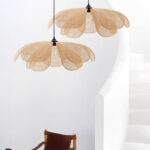 Rattan Petal Pendant Lamp - Image 10