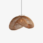 Rattan Wave Pendant Light - Image 18