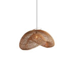 Rattan Wave Pendant Light - Image 16