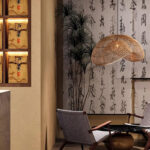 Rattan Wave Pendant Light - Image 10