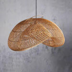 Rattan Wave Pendant Light - Image 13