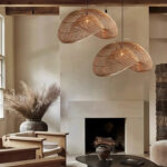 Rattan Wave Pendant Light - Image 20
