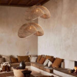 Rattan Wave Pendant Light - Image 19