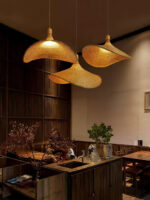 Rattan Weave Hat Pendant Light - Image 8