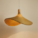 Rattan Weave Hat Pendant Light - Image 13