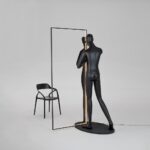 Mirror Sculpture Floor Lamp - Image 5