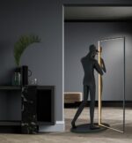 Mirror Sculpture Floor Lamp - Image 9