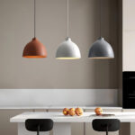 Resin Bowl Pendant Lamp - Image 2