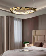 Resin Circlet Brass Pendant Lamp - Image 12