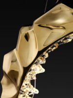 Resin Circlet Brass Pendant Lamp - Image 15