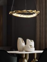 Resin Circlet Brass Pendant Lamp - Image 16