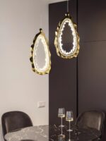 Resin Circlet Brass Pendant Lamp - Image 17