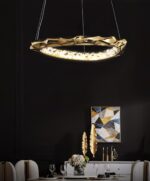 Resin Circlet Brass Pendant Lamp - Image 18