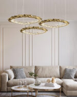 Resin Circlet Brass Pendant Lamp - Image 19