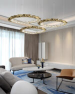 Resin Circlet Brass Pendant Lamp - Image 20