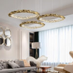 Resin Circlet Brass Pendant Lamp - Image 3
