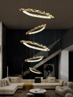 Resin Circlet Brass Pendant Lamp - Image 5