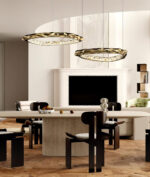 Resin Circlet Brass Pendant Lamp - Image 11